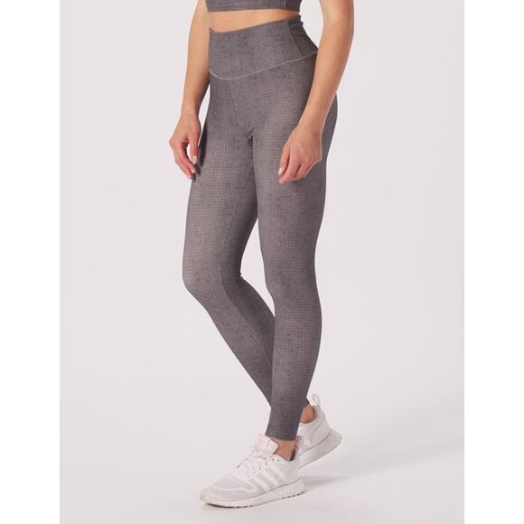 Glyder Sultry Performance‎ Leggings Grey Carbon Window Pane 2XL - Picture 4 of 9